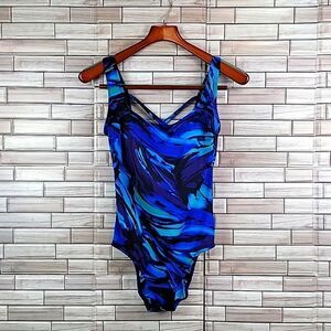 Robby len swim fashion one piece swimsuit Size M